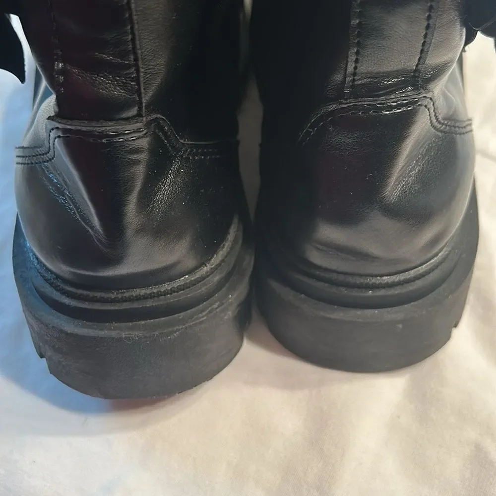 Zara Kids Black Ankle Boots(Size 38)